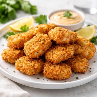 Air fried chicken nuggets