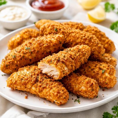 Air fried chicken tenders