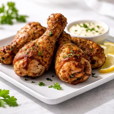 Air fried chixkwn drumstick