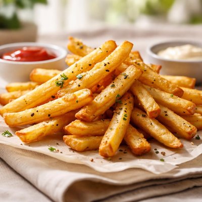 Air fried fench fries
