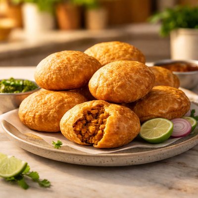 Air fried kachori