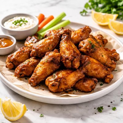 Air fried wings