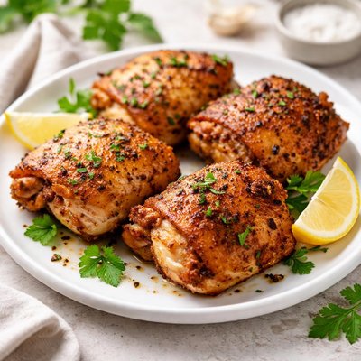 Air fry chicken thighs