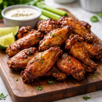 Air fry chicken wings