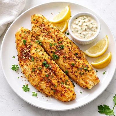 Air fryer fish filet