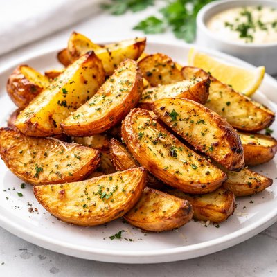 Airfried potatoes