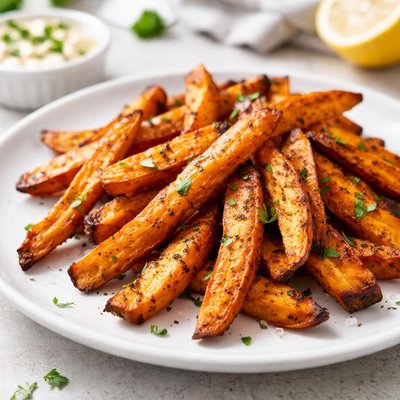 Airfried sweet potato