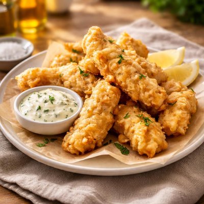 Airfryer tempura fish