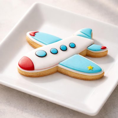Airplane cookie