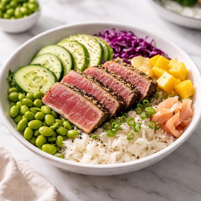 Aji tuna bowl