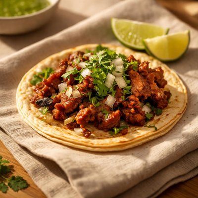 Al pastor street taco