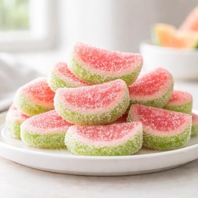Alani candy sour gummy melon slices