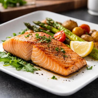 Alantic fresh salmon