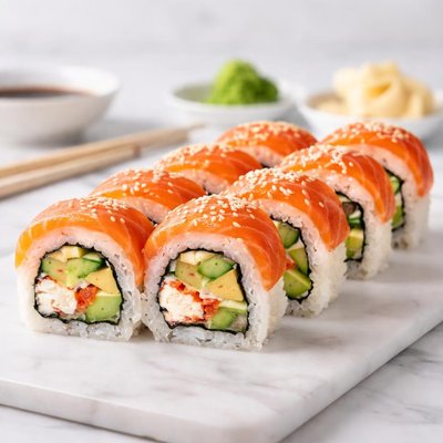 Alaskan roll sushi