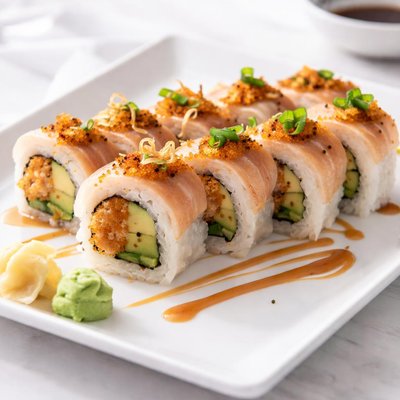 Albacore sushi roll
