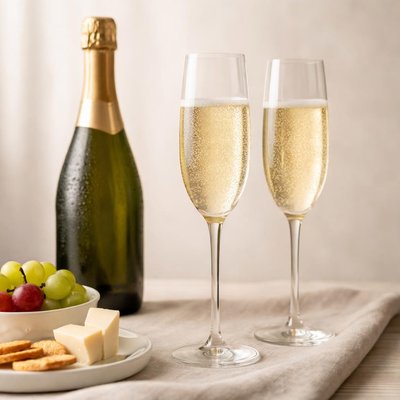 Alcohol free champagne