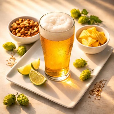 Alcohol free lager beer