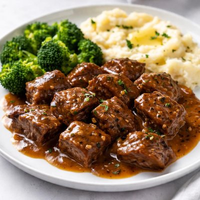 Aldi beef tips with gravy