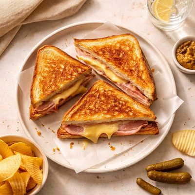 Aldi Käse- und Schinkentoastsandwich