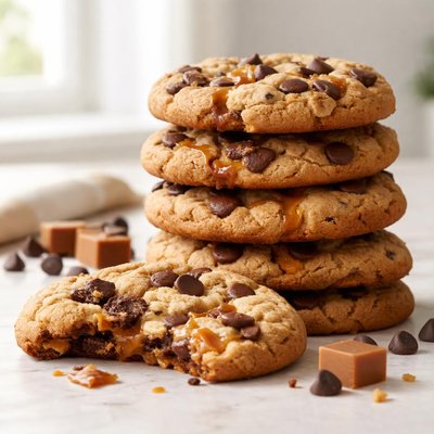 Biscuits au chocolat et caramel d'Aldi