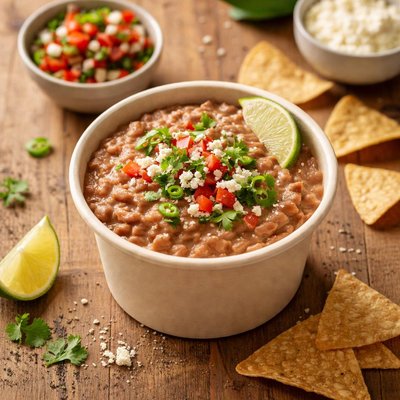 Alf cup refried beans