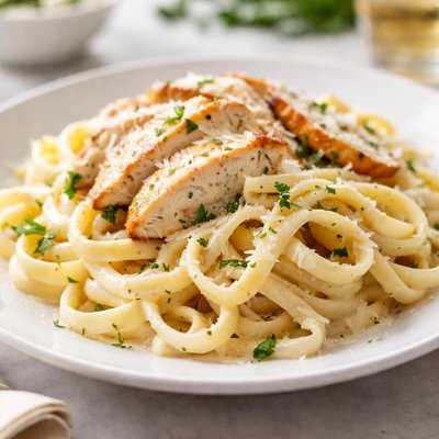 Alfredo chicken pasta
