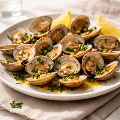 Almejas a la plancha