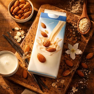 Almond breeze almond vanilla milk