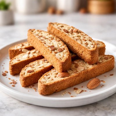 Almond buscotti