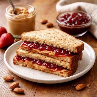 Almond butter and jelly