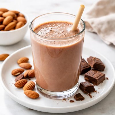 Almond chocolate milk