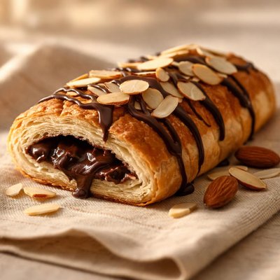Almond chocolate pastry