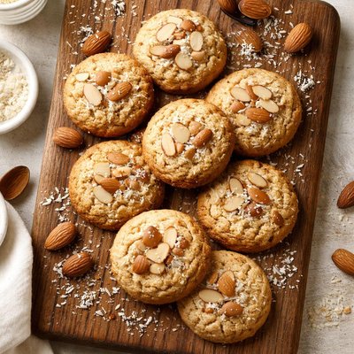 Almond coconut cookie