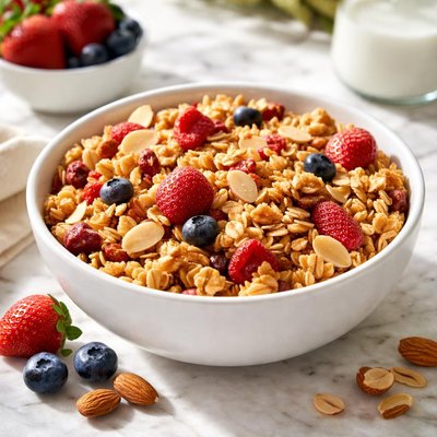 Almond fruit crunch