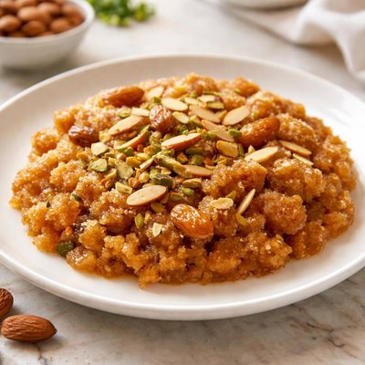 Almond halwa