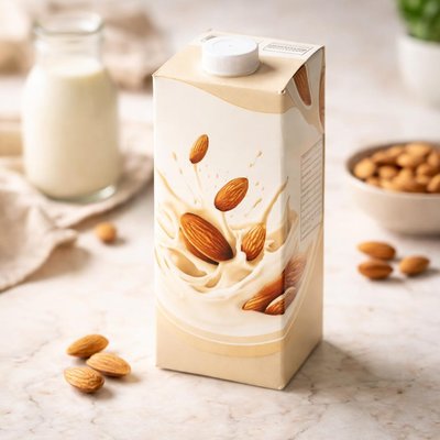 Almond milk box