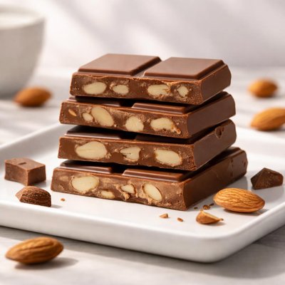Almond milk chocolate