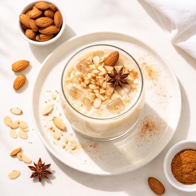 Almond milk cocktail