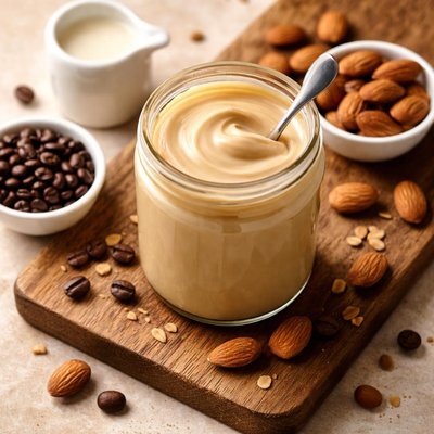 Almond milk coffee cream