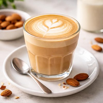 Almond milk flat white