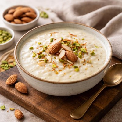 Almond milk kheer