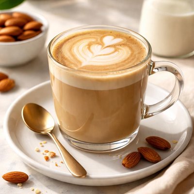 Almond milk latte