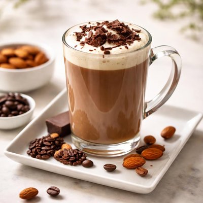 Almond milk mocha