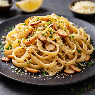 Almond pasta