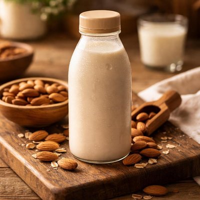 Almond silk milk protein