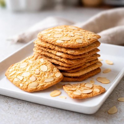 Almond thin biscuit