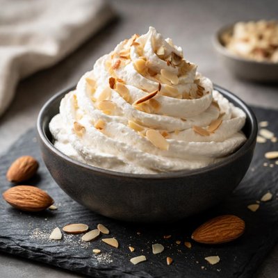 Almond whipped cream