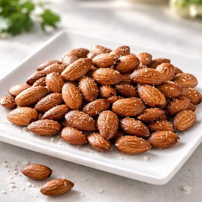 Almonds roasted and salted