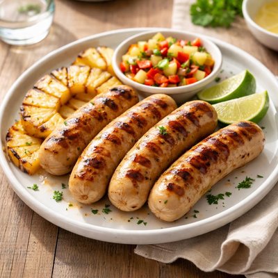 Aloha chicken sausage