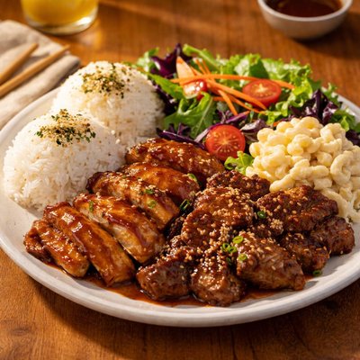 Aloha kitchen teriyaki combo